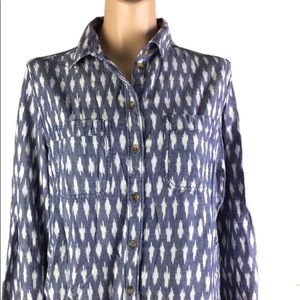 Urban Outfitters BDG Printed Chambray Top Shirt